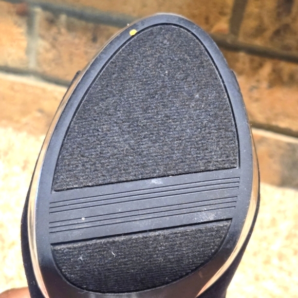 Simply Vera Vera Wang Black Open Toe Jewel Heel Platform Wmns Sz 8.5 - Picture 10 of 11